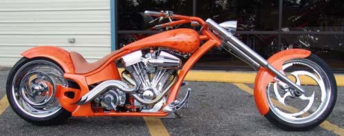 Chopper City USA's custom motorcycle for Francis