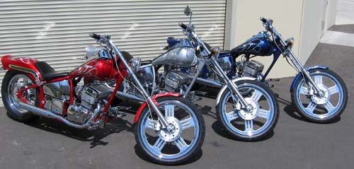 300 Spyder Softail Motorcycle 3 Models