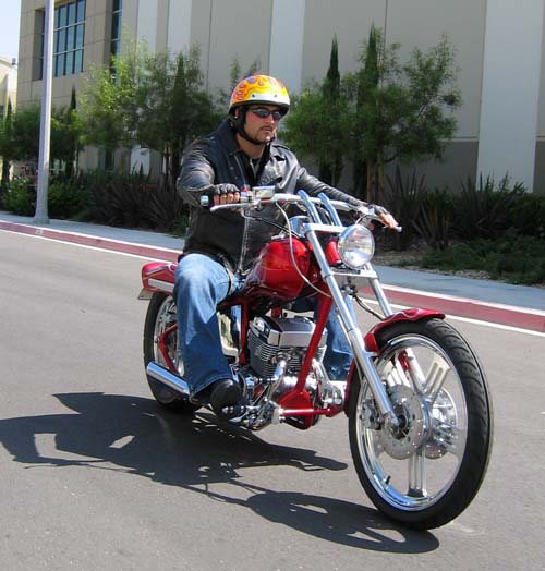 300 Spyder Softail Motorcycle Riding