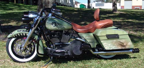 Scott's Road King Vintage Military Aircraft Influenced